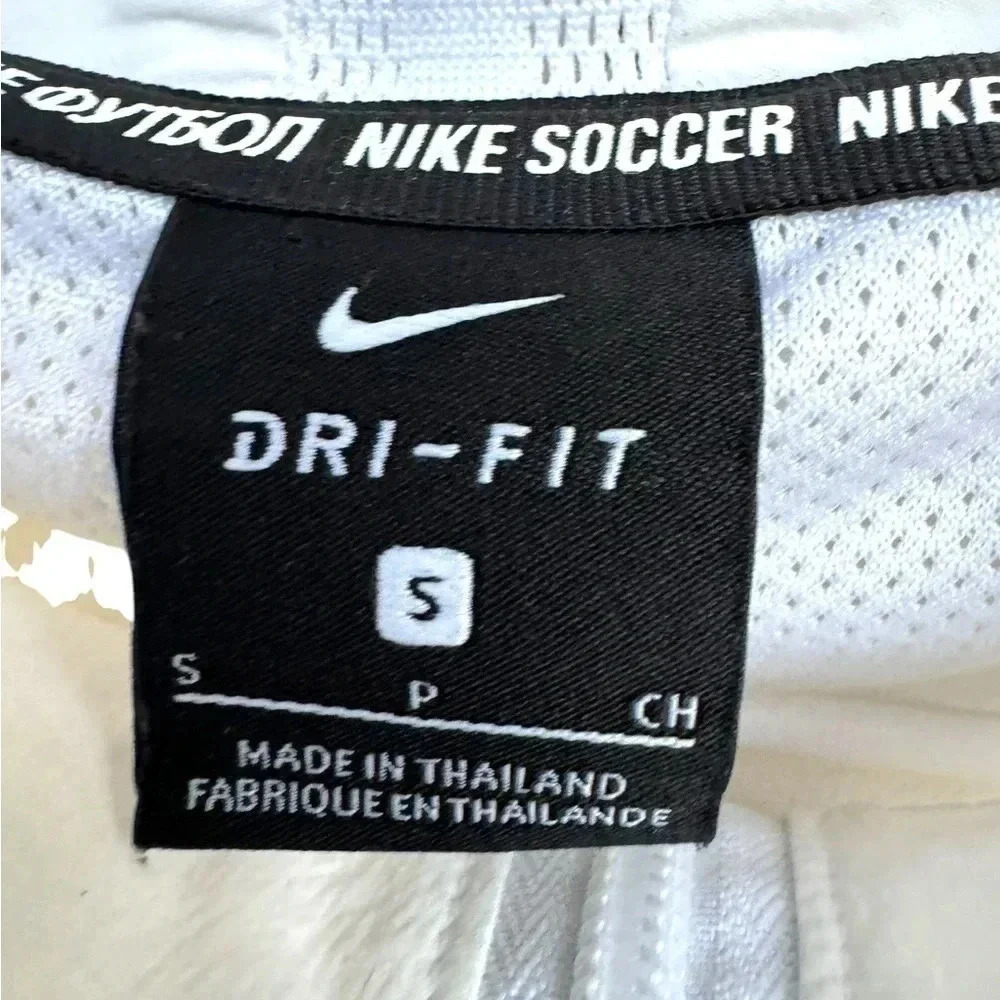 Nike Women’s Long Sleeve Half Zip FC Jacket Size Small White - Picture 4 of 5
